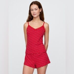 Gap Poplin PJ Short Set Small